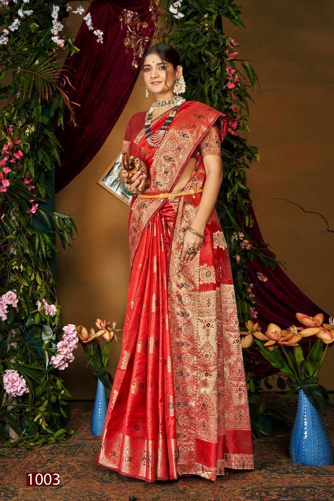 Haar Shringar Vol 1 Organza Silk Designer Sarees Wholesale Clothing Suppliers In India